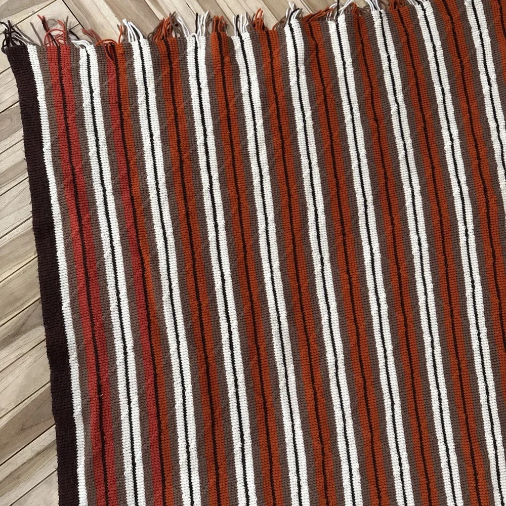 Vintage Handmade Afghan Blanket – 67